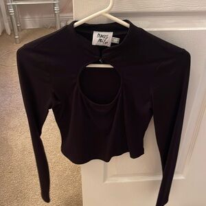 Princess Polly black long sleeve top